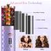 Automatic Rechargeable Rotating Curling Iron - 6 Temps & Timers Ceramic Wand Safe & Easy Curls - Buy Online on GoSupps.com