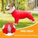 Etdane Dog Dividers - Surgical Recovery Bodysuit for Dogs | Anti-Hair Failure Pajamas | Long-Sleeved Medium Red for Bitches - Shop Internationally! - Buy Online on GoSupps.com
