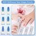 12pcs 100/100 Grit Nail Files for Acrylic and Poly Nail Extensions - Double Sided Emery Boards for Hard Nails - Washable and Durable - Buy Online on GoSupps.com