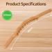 Full Body Scraping Stick | Wooden Acupuncture Fascia Roll Massage Tool for Muscle Relaxation - Back Stomach Shoulder & Foot Massager - Buy Online on GoSupps.com