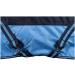 RL24 Weiddecke Full Neck Horse Blanket - 600D Nylon Waterproof Winter Feed Blanket in Blue/Baby Blue Size 125 cm (300g/m ) - Buy Online on GoSupps.com