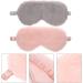 Heallily 2pcs Faux Fur Eye Mask for Women, Girls, Kids - Sleeping Eye Shade Cover for Home, Travel, Meditation - Buy Online on GoSupps.com