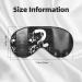 Black White Music Note Print Eye Mask | Unisex Soft Light-Blocking Sleeping Mask | Comfortable Sleep Aid - Buy Online on GoSupps.com
