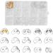 Soft PVC Nose Pads 150 Pairs | Eyeglass Repair Kit for Glasses, Sunglasses - 15 Styles - Buy Online on GoSupps.com
