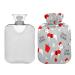 KCL Deci hot water bottle with cover Christmas funny dogs 2l hot water bottle hot water bag for foot warmer pain relief hot and cold therapy cramps