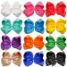 Xansema Women Girls 8 Inches Large White Hair Bow Alligator Clip - Hair Accessories - Buy Online on GoSupps.com