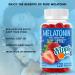 Dippin' Dots Melatonin Sleep Support Gummies - Strawberry Sunset Creme Flavor | 2.5mg per Gummy Sleep Supplement for Children and Adults | 120 Count Pack for Faster & Longer Sleep - Buy Online on GoSupps.com