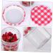 Zerodeko 6 pcs Transparent Can Honey Container Storage Kitchen Glass Food Sealed Bottleml Jar Sauce