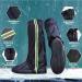 Jsuslife Waterproof Shoe Covers - 1 Pair | Reusable Non-Slip Boot Covers with Zipper | Reflective, 3X-Large | Men and Women Rain Gear for Outdoor Activities - Buy Online on GoSupps.com