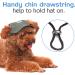 Pawaboo Dog Baseball Cap | Adjustable Sun Protection Hat with Ear Holes for Puppies - Grey Size S - Buy Online on GoSupps.com