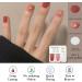 Jelly Nail Polish Red Tea Cherry blossoms Sparkles Crystal Gel Polish and Top Coat Nail Polish 3-in-1 Set Fast Drying and Long Lasting Jelly Nail Varnish Set Red Gel Nail Polish Gift Set - Buy Online on GoSupps.com