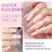 Makartt Poly Nail Gel Nail Extension Gel 50ML Builder Nail Gel Nail Extension White Pink Nude Clear Rosy Gel for Technician Starter DIY Salon Design 04 - Buy Online on GoSupps.com