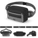 Xoolkly Belly Pocket Belt Bag for Men & Women - 7 Zip Pockets Ideal for Sports Fitness Running Jogging Cycling & Camping - Black - Buy Online on GoSupps.com