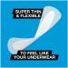 U by Kotex Barely There Liners - Light Absorbency, Unscented, 100 Count - Buy Online on GoSupps.com
