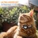 Reflective AirTag Cat Neck Band | Adjustable GPS Tracker for Cats & Small Dogs | Safety Pet Collar (Pink) - Buy Online on GoSupps.com