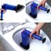 High Pressure Toilet Plunger Kit & Drain Cleaner Gun - Unclog Sinks & Toilets Effortlessly - Perfect for Home Use - Buy Online on GoSupps.com