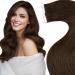 Laavoo tape extensions real hair 70 cm long tape in extensions brown 65g invisible real hair extensions tape in hair extension real hair of course 20PCs of course