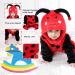 Doladola Unisex Baby Hooded Ladybug Romper | 24-30 Months Toddler's Jumpsuit and Pajama - Buy Online on GoSupps.com