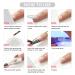 COSCELIA Builder Gel Set - Pink Clear & White UV Gel for Nail Extensions - 6 x 15ML - Perfect for Beginners - DIY Gel Nails - Buy Online on GoSupps.com