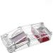 Maxpert Medical MAXSPLIT Pill Splitter and Cutter with Pill Puncher - Stainless Steel Blade - Non-Slip Press Point - Red - Buy Online on GoSupps.com