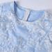 Womens Plus Size Floral Lace Sheath Dress - Knee Length Work Casual Party Cocktail Dress (Blue, Size L) - Buy Online on GoSupps.com