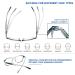 3 Pack Blue Light Blocking Multifocal Reading Glasses with Spring Hinge - 1.50x Magnification - Buy Online on GoSupps.com