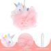 Balacoo Unicorn Shower Loofah - 2 Pcs Kids Exfoliating Bath Sponge & Scrubber for Boys & Girls - Fun Animal Design - Buy Online on GoSupps.com