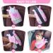 Unicorn Castle Seatbelt Pillow for Kids - Light Purple Seat Belt Pads & Head Support Cover - Buy Online on GoSupps.com