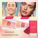 Duoffanny 3-in-1 Cream Blush Stick | Vegan & Natural Finish | Moisturizing Rouge for Cheeks Lips & Eyes - #01 Shy Pink - Buy Online on GoSupps.com