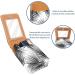 Travel Lipstick Organizer Case - Portable Makeup Bag with Mirror | Black Palm Leaf Design - Buy Online on GoSupps.com
