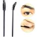 100PCS Black Eyelash Brushes Mascara Wands Eye Lash Eyebrow Cosmetic Makeup Brush Tool Kits - Buy Online on GoSupps.com
