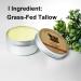 Pure Grass-Fed Beef Tallow Balm 100% Natural Skin Moisturizer (70g) | Nourish & Hydrate - Buy Online on GoSupps.com