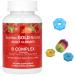 B Complex Gummies Compatible With California Gold Nutrition Strawberry 45 Vegetarian Gummies + Bonus Pill Organizer Weekly Pill Organizer Mini