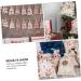 KOMBIUDA 1 Set Countdown Christmas Bag Candy Bags Advent Calendar Banner Christmas Storage Bags Linen Red 10x14x0.5cm Red - Buy Online on GoSupps.com