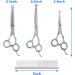 Topgoose 6-Piece Dog Grooming Scissors Set with Safety Round Tip - Professional Tools for Pet Cats Dogs - Curved, Thinning, Straight Scissors, Comb, Nail Clipper, Nail File - Buy Online on GoSupps.com