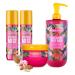 NATURE WELL Cheeky Collection Bundle - Includes 2 8 Fl Oz Hair & Body Mists 1 10oz Body Cream & 1 33oz Body Wash Value Sizes Scent of Vacation Perfect for Women Girls Teens