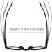 Shop JM 3 Pack Klein Oval Reading Glasses for Women - Vintage Spring Frame +2.0 Black Red & Turtle - Buy Online on GoSupps.com