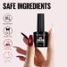 Tomicca UV Nail Polish Set - Red White Black Gold & Silver Glitter - Non-Toxic Durable 8ml Gel for Christmas Nail Art & DIY Design - Buy Online on GoSupps.com