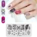 Niceneeded Starry Sky Nail Art Stamp Plates Set - 6 Animal Designs with Stamp & Scraper | Knot Style 2 - Perfect for Creative Nail Art - Buy Online on GoSupps.com