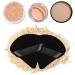 Generic 2 Pieces Powder Puff Triangle Powder Puff Soft Makeup Powder Puffs Reusable Powder Puff Triangle Dry Wet Velour Puff for Loose Powder Daily Makeup Foundation Cream Blush (Black) - Buy Online on GoSupps.com