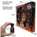 Ring of Fire Chilli Challenge Game Hot Sauce Gift Set - 10 x 20ml Including Carolina Reaper - Perfect Secret Santa & Novelty Gift - Buy Online on GoSupps.com