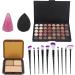 Face contour palette highly pigmented makeup tone rich natural colors long-lasting softness with egg-based makeup. - Buy Online on GoSupps.com