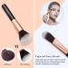Rose Golden 14-Piece Makeup Brush Set with Blender Sponge and Cleaner - Cruelty-Free Synthetic Kabuki Brushes for Foundation, Powder, Blush, Eyeshadow - Premium Brochas De Maquillaje - Buy Online on GoSupps.com