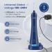 Water Flosser for Sensitive Teeth, Braces - Cordless, 3 Modes, 4 Tips - Travel Oral Irrigator - IPX7 Waterproof - Blue - Buy Online on GoSupps.com