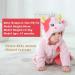 Doladola Baby Hooded Pink Cow Onesie | Newborn Outfit Jumpsuit 0-3 Months - Buy Online on GoSupps.com