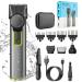 Hair Clippers Multifunctional Hair Clipper USB Charging IPX5 Waterproof Professional Electric Hair Clipper 4-in-1 Razor Nose Hair Trimmer Set Grey