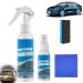 Cohbskj Multifunctional Rust Removal Spray Car Rust Removal Spray Iron Powder Remover For Car Car Maintenance Powder Spray Rust Remover Iron Cleaning (2PCS-130ml)