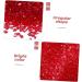 FRCOLOR 1 Transparent Colored Glass Sand Broken Glass Irregular Glass Manicure Jewelry Accessories Decorative Glass Sand (big Red) Glass Vases Decorative Glass Sands Miss Nail Bare Stone - Buy Online on GoSupps.com