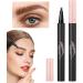 lyanny Eyebrow Pencil Multitip Eyebrow Pen Multitip Waterproof Eyebrow Pencil Highly Pigmented Eyebrow Definer Womens Makeup Daily Cosmetics for Dating 03 - Buy Online on GoSupps.com