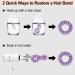 JessLab Spiral Hair Ties 20 Pcs - Traceless Phone Cord Hair Accessories for Girls & Women - No Crease Plastic Coil Ponytail Holders - No-Damage Headband - Lustrous Finish - Buy Online on GoSupps.com